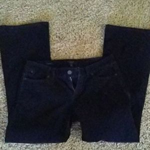 Talbots signature Boot Flare Black Cords